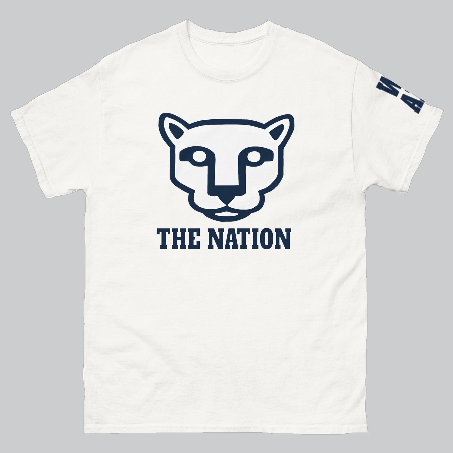 BCN "The Nation" Logo - White