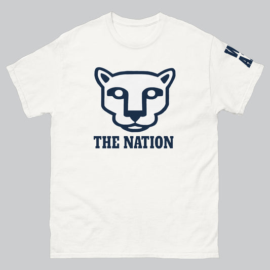 BCN "The Nation" Logo - White